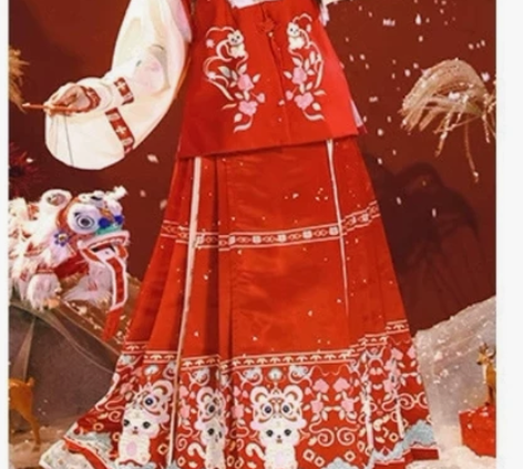 茗月萱汉服，只穿一次拍了照，尺码M 感兴趣...