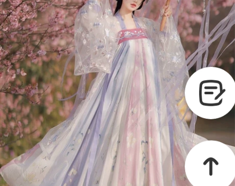 茗月萱汉服 樱洛 仅穿2h拍写真 已下水洗...