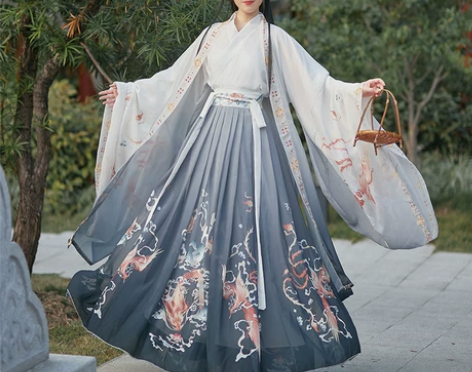 水云间原创[龙凤]汉服魏晋风男女同款大袖衫...