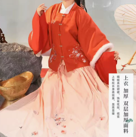 【兔啵叽】已绝版 茗月萱原创汉服 方领半袖...