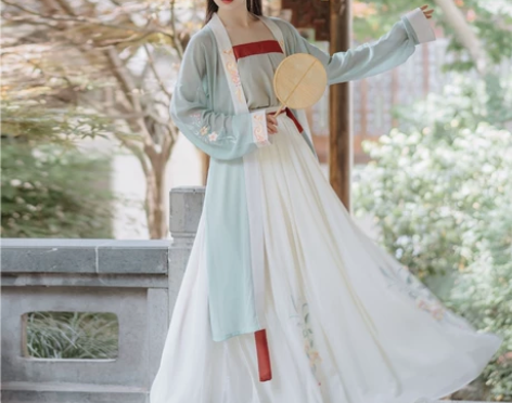 包邮！芙蓉 三件套 茗月萱家汉服 和图片一...