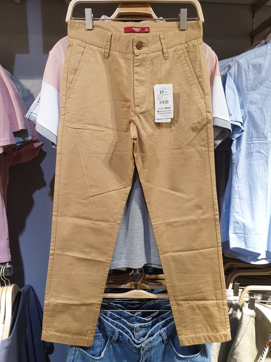 夏款！YISHION以纯男士休闲九分裤28...