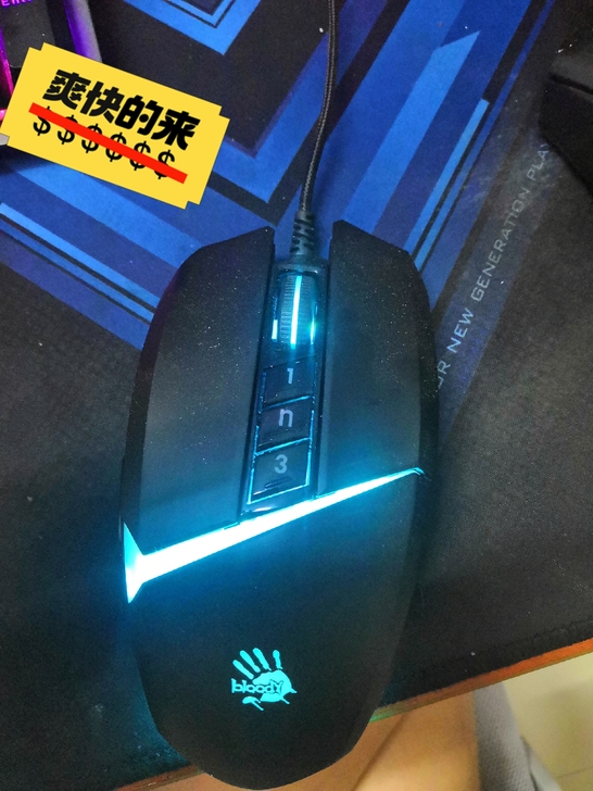 品牌型号 双飞燕v8max，   新旧程度...