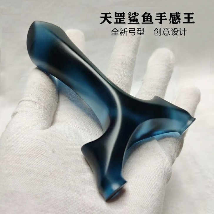 环氧树脂水晶反曲天罡鲨鱼扁皮弹弓非实木聚碳...
