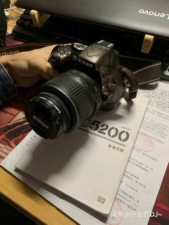 相机：尼康D5200单反相机＋18-55套...