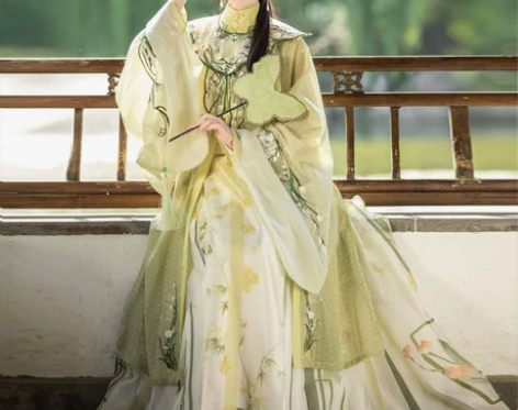 裳云兮汉服 原创(水夜香合)竖领大襟衫马面...