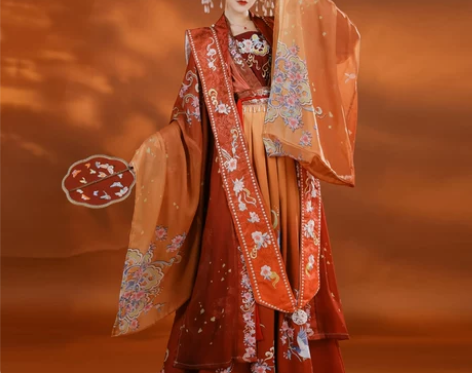 裳云兮汉服 原创清平乐正品宋制霞帔女对襟齐...