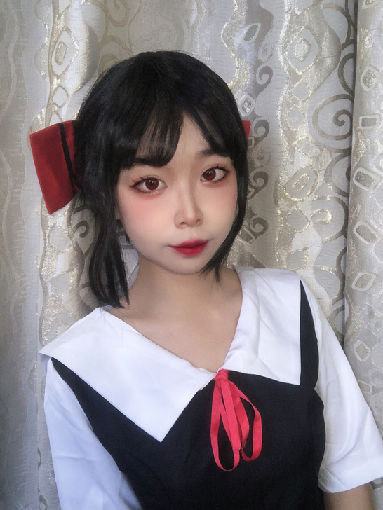 四宫辉夜假发+头饰+衣服（短袖款）