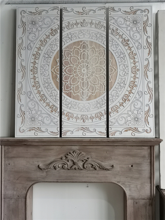 摩洛哥风格民宿工作室复古工艺实木雕刻壁画玄...