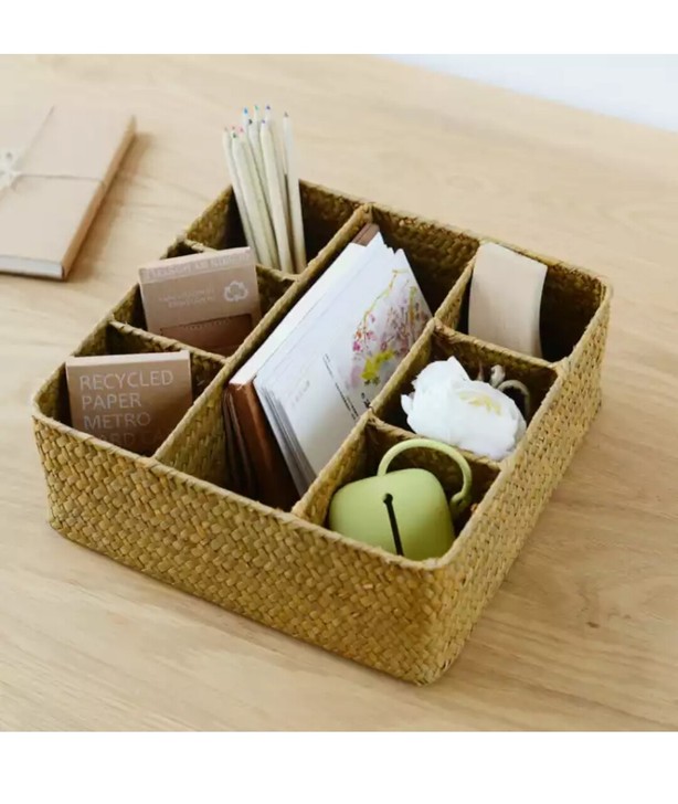 文艺范 品质生活 高颜值海草编织藤编竹编收...