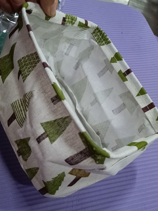 全新布艺可折叠无盖小收纳筐