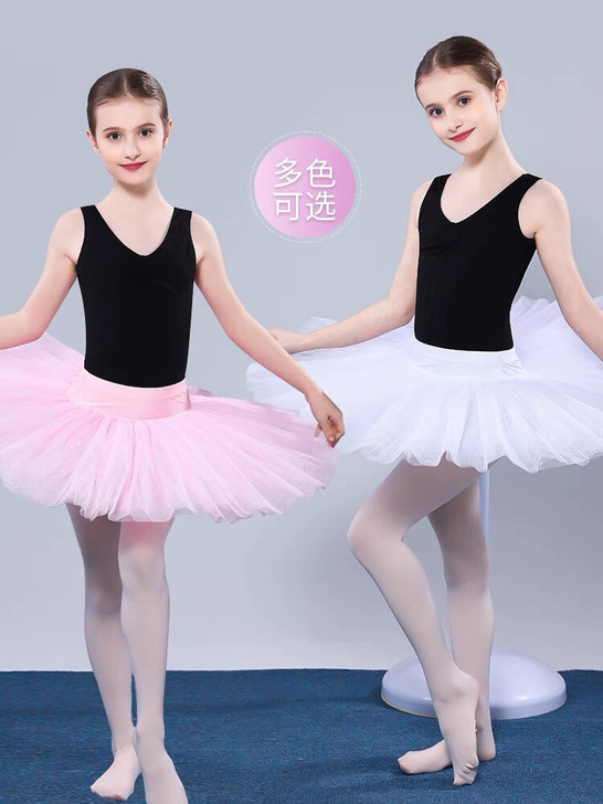 芭蕾娃娃舞之星儿童盘裙中芭专用排练TUTU...