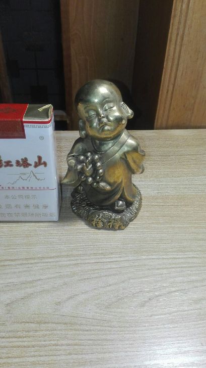 铜佛像 铜铸小弥勒