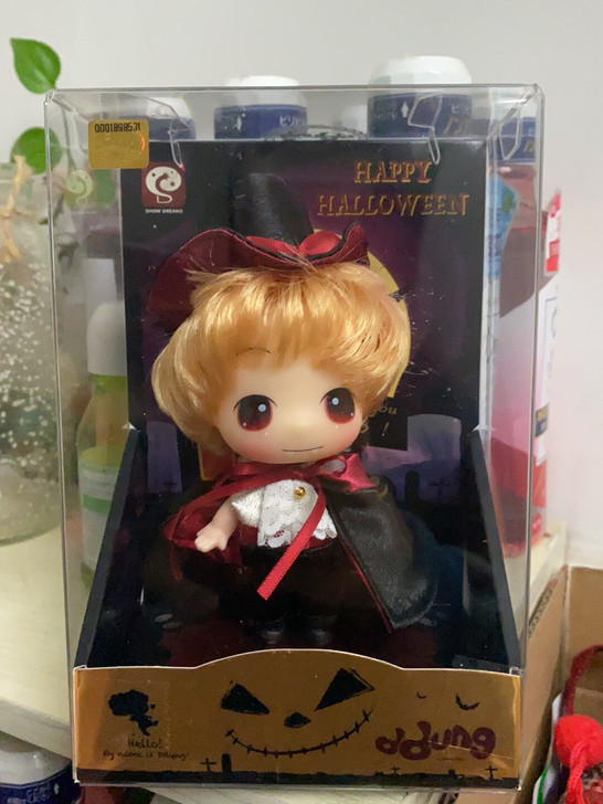 正版韩国冬己小丑娃娃芭蕾娃娃仿真精致女孩玩...