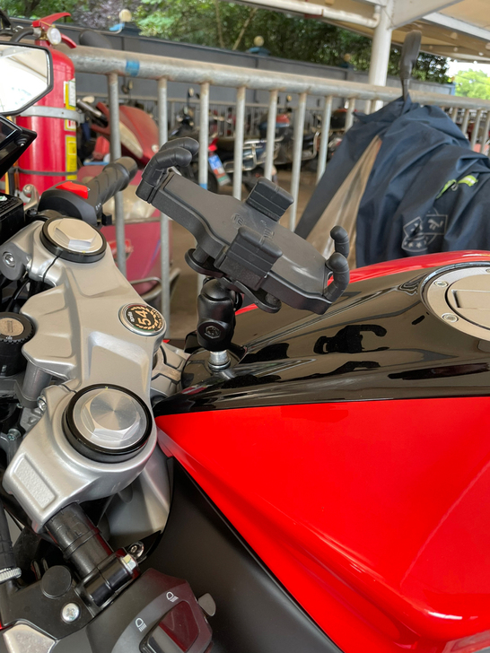 十玛手机导航支架摩托车自行车架可充电骑行防...