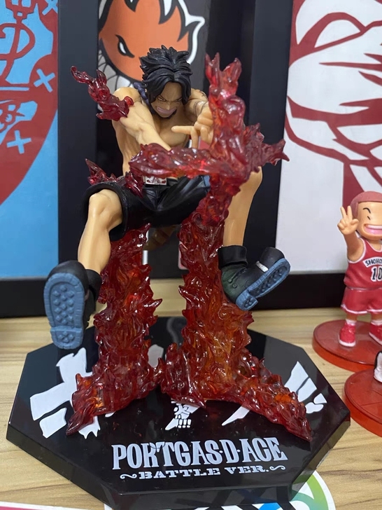 海贼王手办十字火火拳艾斯动漫手办模型