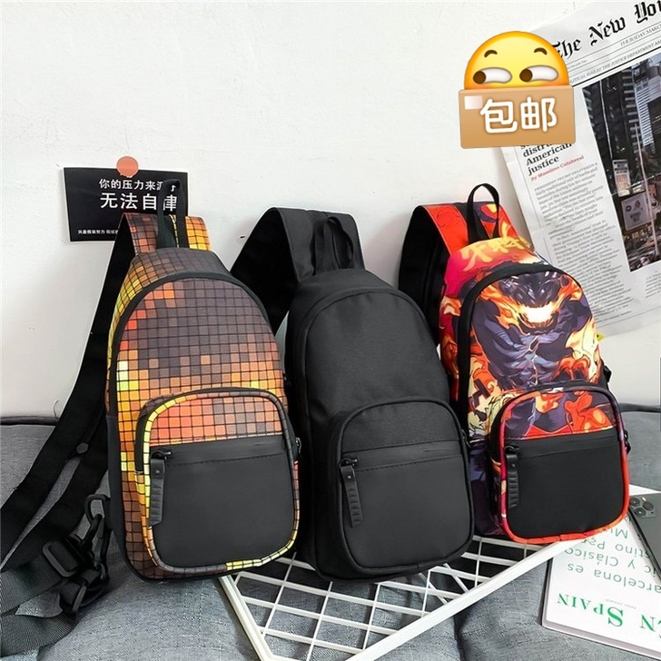 2021年新款国潮风胸包男士胸包女士包国潮...