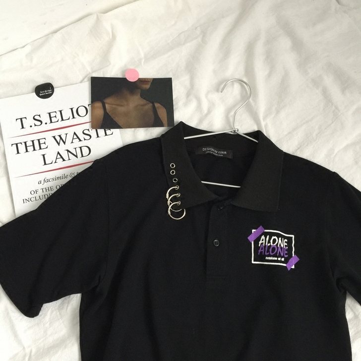 CCKOK独家原创自制街头风原宿暗黑少女u...