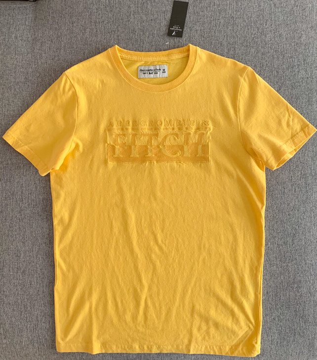 美国af男士圆领短袖t恤衫，基础夏贴布印花...