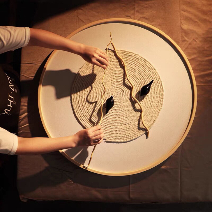 立体装饰画|《静》|纯手工|日式、中式风格