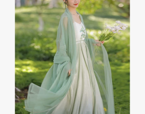 觅青汉服女正品原创中国风春秋季超仙唐制齐胸...