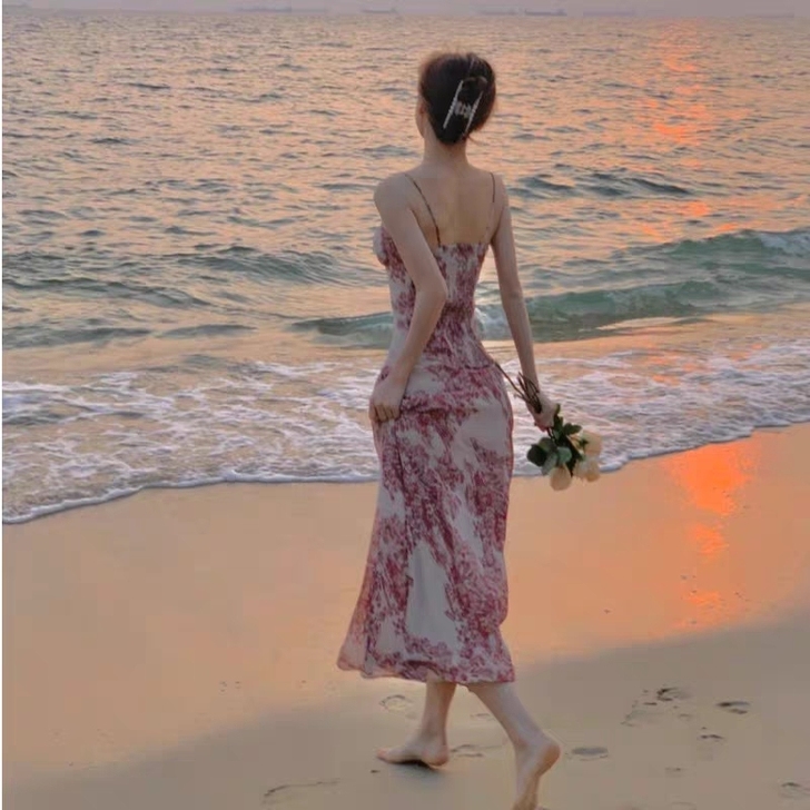 【清仓促销】全新海边裙森系连衣裙仙女连衣裙...