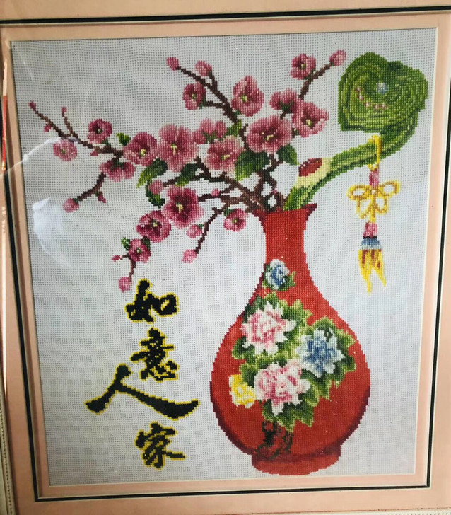 手工刺绣画