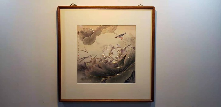 铜木画心铜雕画，装饰画，玄关画，手工雕刻画...