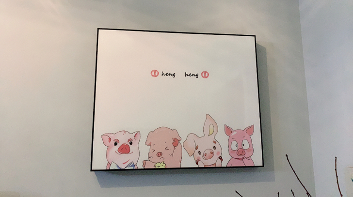 电表箱装饰画免打孔北欧简约现代遮挡客厅总开...