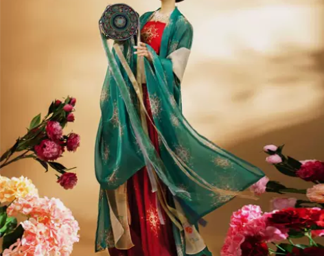 汉服女唐风正品原创中国风大袖衫齐胸诃子裙古...