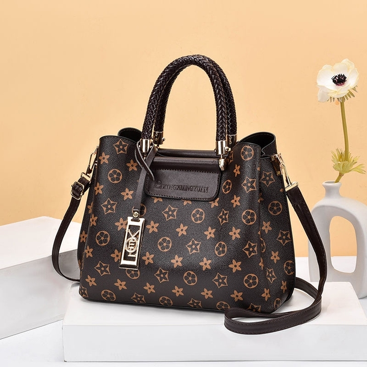 真皮质感手提包女韩版2021新款时尚女士包...