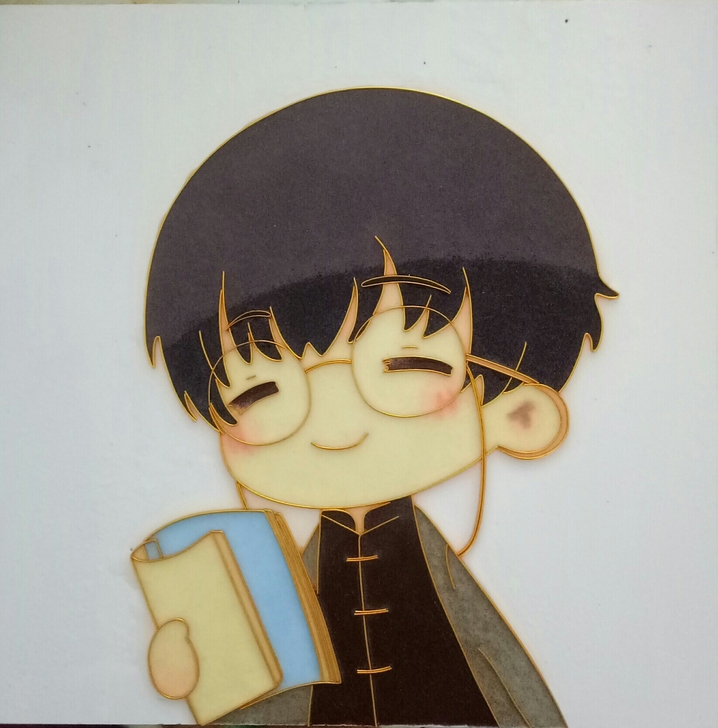 【客户定制】景泰蓝掐丝珐琅工艺画 泰蓝掐丝...