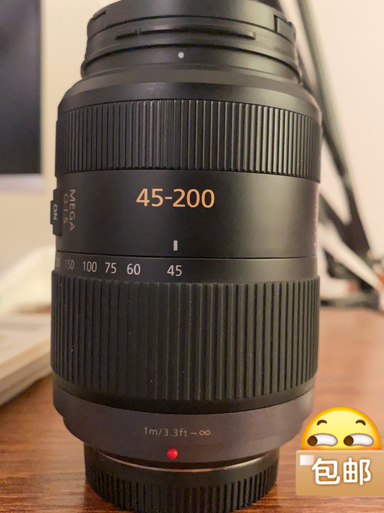 松下镜头45-200，m43镜头，调节光圈...