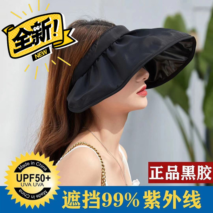 帽子女韩版百搭防晒遮脸太阳帽潮贝壳渔夫帽防...