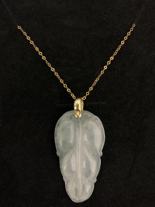 翡翠叶子 心缘翡翠结缘价格 1916