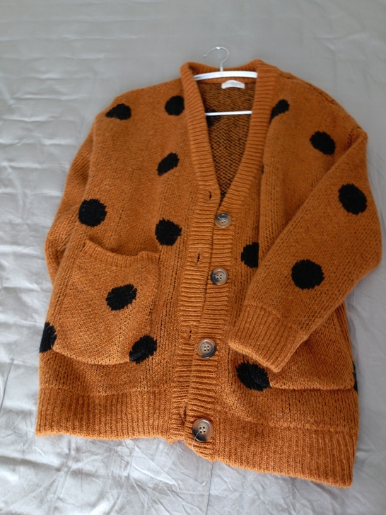 全新毛衣开衫，宽松版，不是特别胖的妹子应该...