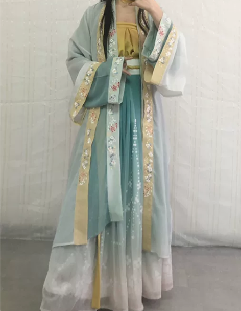 夕瑶赋梨花鱼汉服女正品原创中国风白菜全套