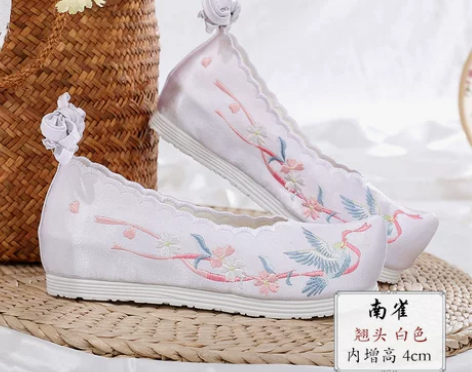 【恋霜】南雀_ 玉蝶_ 迎凤_汉服绣花鞋古...