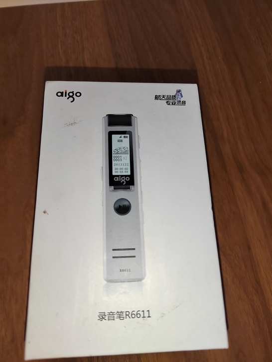 爱国者aigo 录音笔R6611（赠送一副...
