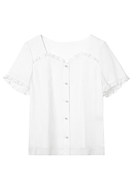 很仙的上衣超仙时尚2019夏季新款维多利亚...