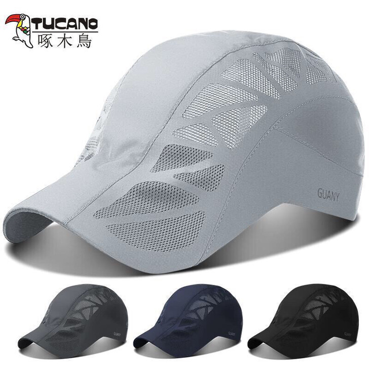 啄木鸟帽子男夏天薄韩版前进帽户外防晒遮阳帽...