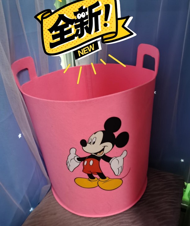 【赔钱处理】布艺宝宝玩具桶收纳桶圆形儿童大...