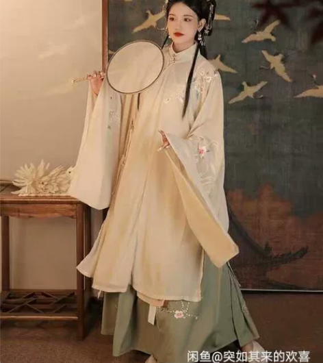 艺缕原创正品汉服女【牡丹记】袄裙刺绣立领褶...