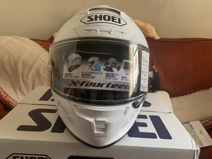 shoeix14头盔摩托车男3c认证公路拉...