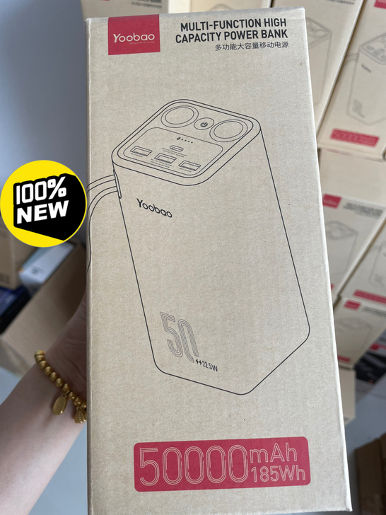 羽博充电宝50000毫安超大容量便携PD2...