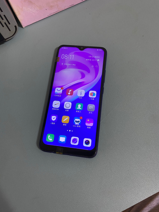 vivo y7s  6+128 无指纹