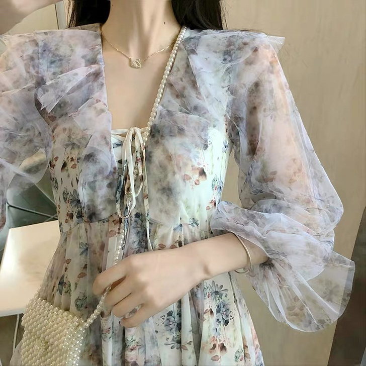 气质洋气仙女风连衣裙
