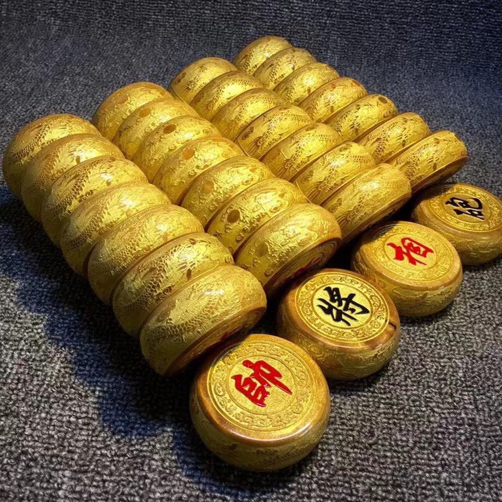 小叶桢楠金丝楠象棋【材质】小叶桢楠4.8