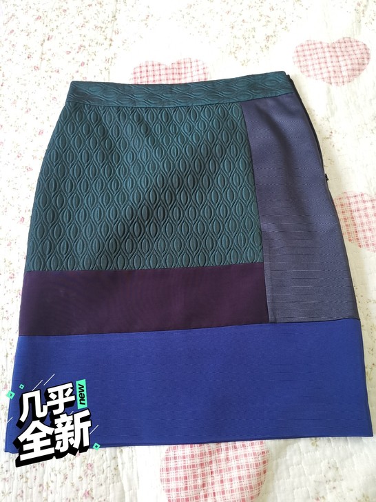 宝姿ports专柜正品，撞色职业裙，铅笔裙...