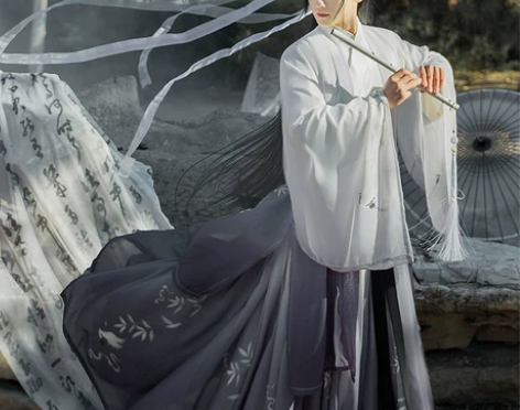 春季汉服女正品原创中国风汉服男侠客古装交领...